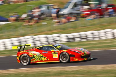 33;10-February-2013;33;Australia;Bathurst;Bathurst-12-Hour;Clearwater-Racing;Craig-Baird;Ferrari-458-Italia-GT3;Grand-Tourer;Matt-Griffin;Mok-Weng-Sun;Mt-Panorama;NSW;New-South-Wales;The-Chase;auto;endurance;motorsport;racing;super-telephoto