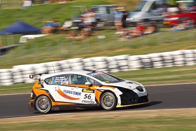 56;10-February-2013;56;Australia;Bathurst;Bathurst-12-Hour;Grand-Tourer;Kerry-Wade;Mark-Pilatti;Motorsport-Services;Mt-Panorama;NSW;New-South-Wales;Seat-Leon-Supercopa;Simon-Piauaninj;The-Chase;auto;endurance;motorsport;racing;super-telephoto