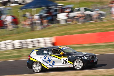 26;10-February-2013;26;Australia;BMW-130i;Bathurst;Bathurst-12-Hour;Daniel-Lewis;Daniel-Studdart;GWS-Personnel-Motorsport;Grand-Tourer;Jonathan-Venter;Mt-Panorama;NSW;New-South-Wales;The-Chase;auto;endurance;motorsport;racing;super-telephoto