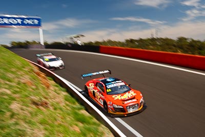 6;10-February-2013;6;Audi-R8-LMS;Australia;Bathurst;Bathurst-12-Hour;Craig-Lowndes;Grand-Tourer;Mt-Panorama;NSW;New-South-Wales;Rod-Salmon;Skwirk-Oneworld-Bar;The-Esses;Warren-Luff;auto;endurance;motorsport;racing;wide-angle