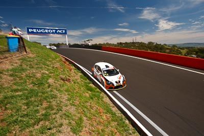 55;10-February-2013;55;Australia;Bathurst;Bathurst-12-Hour;Brett-Niall;Clint-Harvey;Grand-Tourer;Malcolm-Niall;Motorsport-Services;Mt-Panorama;NSW;New-South-Wales;Seat-Leon-Supercopa;The-Esses;auto;clouds;endurance;motorsport;racing;sky;wide-angle