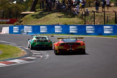 33;10-February-2013;33;Australia;Bathurst;Bathurst-12-Hour;Clearwater-Racing;Craig-Baird;Ferrari-458-Italia-GT3;Grand-Tourer;Matt-Griffin;Mok-Weng-Sun;Mt-Panorama;NSW;New-South-Wales;The-Esses;auto;endurance;motorsport;racing;telephoto