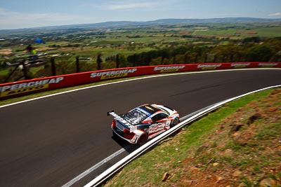 14;10-February-2013;14;Audi-R8-LMS;Australia;Bathurst;Bathurst-12-Hour;Grand-Tourer;James-Winslow;Mt-Panorama;NSW;New-South-Wales;Peter-Conroy;Peter-Conroy-Motorsport;Rob-Huff;The-Esses;auto;endurance;landscape;motorsport;racing;scenery;wide-angle