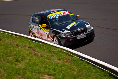 26;10-February-2013;26;Australia;BMW-130i;Bathurst;Bathurst-12-Hour;Daniel-Lewis;Daniel-Studdart;GWS-Personnel-Motorsport;Grand-Tourer;Jonathan-Venter;Mt-Panorama;NSW;New-South-Wales;The-Esses;auto;endurance;motorsport;racing;telephoto