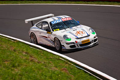 67;10-February-2013;67;Australia;Bathurst;Bathurst-12-Hour;David-Glasson;Grand-Tourer;Motorsport-Services;Mt-Panorama;NSW;New-South-Wales;Phil-Hood;Porsche-911-GT3-Cup-997;The-Esses;Tony-Richards;auto;endurance;motorsport;racing;telephoto