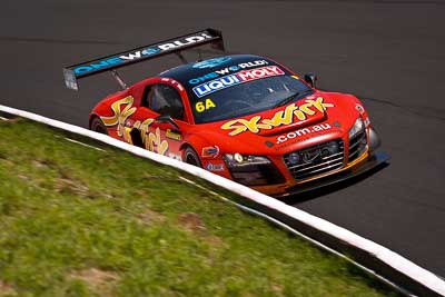 6;10-February-2013;6;Audi-R8-LMS;Australia;Bathurst;Bathurst-12-Hour;Craig-Lowndes;Grand-Tourer;Mt-Panorama;NSW;New-South-Wales;Rod-Salmon;Skwirk-Oneworld-Bar;The-Esses;Warren-Luff;auto;endurance;motorsport;racing;telephoto