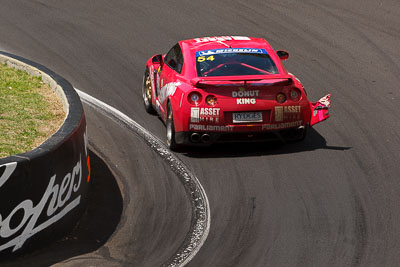 54;10-February-2013;54;Adam-Beechey;Australia;Bathurst;Bathurst-12-Hour;Donut-King;Grand-Tourer;Mt-Panorama;NSW;New-South-Wales;Nissan-GT‒R;Peter-Leemhuis;The-Dipper;Tony-Alford;auto;endurance;motorsport;racing;telephoto