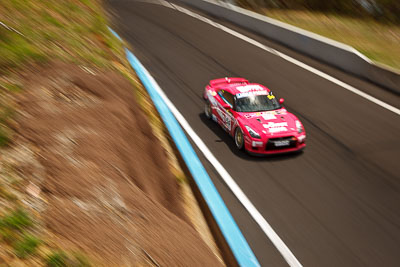 54;10-February-2013;54;Adam-Beechey;Australia;Bathurst;Bathurst-12-Hour;Donut-King;Forrests-Elbow;Grand-Tourer;Mt-Panorama;NSW;New-South-Wales;Nissan-GT‒R;Peter-Leemhuis;Tony-Alford;auto;endurance;motion-blur;motorsport;racing;wide-angle
