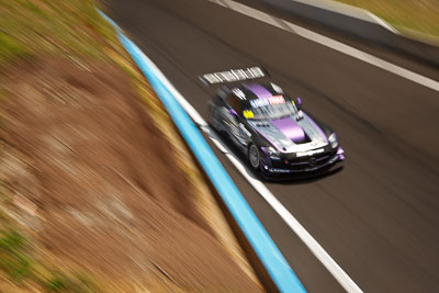 63;10-February-2013;63;Australia;Bathurst;Bathurst-12-Hour;Erebus-Motorsport;Erebus-Racing;Forrests-Elbow;Grand-Tourer;Lee-Holdsworth;Mercedes‒Benz-SLS-AMG-GT3;Mt-Panorama;NSW;New-South-Wales;Peter-Hackett;Tim-Slade;Topshot;auto;endurance;motion-blur;motorsport;racing;wide-angle