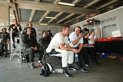 10-February-2013;Australia;Bathurst;Bathurst-12-Hour;Bernd-Schneider;Erebus-Motorsport;Erebus-Racing;Grand-Tourer;Mt-Panorama;NSW;New-South-Wales;atmosphere;auto;crew;endurance;group;motorsport;portrait;racing;team;wide-angle