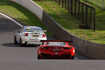 58;10-February-2013;58;AF-Corse;Australia;Bathurst;Bathurst-12-Hour;Ferrari-458-Italia-GT3;Grand-Tourer;Marco-Cioci;Michele-Rugolo;Mt-Panorama;NSW;New-South-Wales;Steve-Wyatt;Sulman-Park;auto;endurance;motorsport;racing;super-telephoto