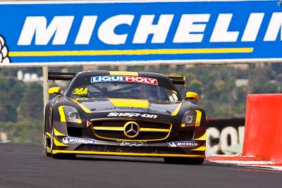 36;10-February-2013;36;Alexander-Roloff;Australia;Bathurst;Bathurst-12-Hour;Bernd-Schneider;Erebus-Motorsport;Erebus-Racing;Grand-Tourer;Mercedes‒Benz-SLS-AMG-GT3;Mt-Panorama;NSW;New-South-Wales;Reid-Park;Thomas-Jaeger;Thomas-Jäger;auto;endurance;motorsport;racing;super-telephoto