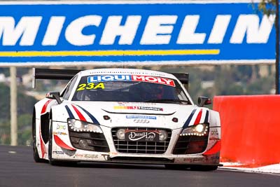 23;10-February-2013;23;Alain-Li;Audi-R8-LMS-Ultra;Australia;Bathurst;Bathurst-12-Hour;Brendon-Hartley;Grand-Tourer;Mark-Patterson;Mt-Panorama;NSW;New-South-Wales;Reid-Park;United-Autosports;auto;endurance;motorsport;racing;super-telephoto