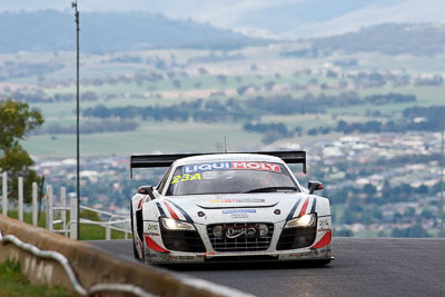 23;10-February-2013;23;Alain-Li;Audi-R8-LMS-Ultra;Australia;Bathurst;Bathurst-12-Hour;Brendon-Hartley;Grand-Tourer;Mark-Patterson;Mt-Panorama;NSW;New-South-Wales;Reid-Park;United-Autosports;auto;endurance;landscape;motorsport;racing;scenery;super-telephoto