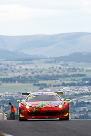 33;10-February-2013;33;Australia;Bathurst;Bathurst-12-Hour;Clearwater-Racing;Craig-Baird;Ferrari-458-Italia-GT3;Grand-Tourer;Matt-Griffin;Mok-Weng-Sun;Mt-Panorama;NSW;New-South-Wales;Reid-Park;auto;endurance;landscape;motorsport;racing;scenery;super-telephoto