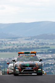 10-February-2013;Australia;Bathurst;Bathurst-12-Hour;Mt-Panorama;NSW;New-South-Wales;Nissan-GT‒R;Reid-Park;Safety-Car;auto;endurance;landscape;motorsport;officials;racing;scenery;super-telephoto