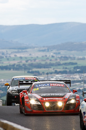 9;10-February-2013;9;Audi-R8-LMS-Ultra;Australia;Bathurst;Bathurst-12-Hour;Christopher-Mies;Dean-Grant;Grand-Tourer;Marc-Cini;Mark-Eddy;Mt-Panorama;NSW;Network-Clothing-Hallmarc;New-South-Wales;Reid-Park;auto;endurance;landscape;motorsport;racing;scenery;super-telephoto