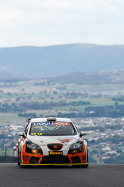 55;10-February-2013;55;Australia;Bathurst;Bathurst-12-Hour;Brett-Niall;Clint-Harvey;Grand-Tourer;Malcolm-Niall;Motorsport-Services;Mt-Panorama;NSW;New-South-Wales;Reid-Park;Seat-Leon-Supercopa;auto;endurance;landscape;motorsport;racing;scenery;super-telephoto