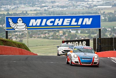 45;10-February-2013;45;Aaron-Zerefos;Australia;Barton-Mawer;Bathurst;Bathurst-12-Hour;Duvashen-Padayachee;Grand-Tourer;Indiran-Padayachee;Mt-Panorama;NSW;New-South-Wales;Porsche-911-GT3-Cup-997;Reid-Park;Rentcorp-Forklifts;auto;endurance;motorsport;racing;telephoto