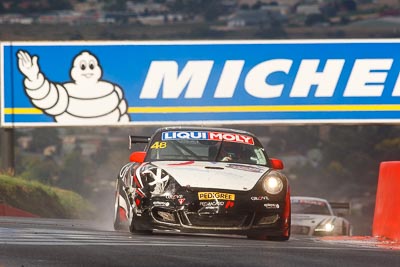 4;10-February-2013;4;Australia;Bathurst;Bathurst-12-Hour;Daniel-Gaunt;Grand-Tourer;Grove-Group;Max-Twigg;Mt-Panorama;NSW;New-South-Wales;Porsche-911-GT3-Cup-997;Reid-Park;Stephen-Grove;auto;endurance;motorsport;racing;rain;super-telephoto;wet