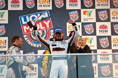 10-February-2013;Australia;Bathurst;Bathurst-12-Hour;Craig-Baird;Grand-Tourer;Mt-Panorama;NSW;New-South-Wales;auto;endurance;motorsport;podium;racing;telephoto