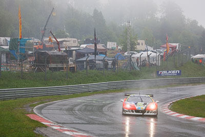 76;17-May-2013;24-Hour;76;Alexander-Mattschull;Christian-Kohlhaas;Deutschland;Ferrari-458-Italia-GT3;GT-Corse;Germany;Hatzenbach;Maximilian-Götz;Nordschleife;Nuerburg;Nuerburgring;Nurburg;Nurburgring;Nürburg;Nürburgring;Patrik-Kaiser;Rhineland‒Palatinate;auto;fog;motorsport;racing;telephoto