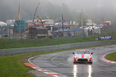 213;17-May-2013;24-Hour;Andreas-Lanz;Deutschland;Germany;Hatzenbach;Lorenz-Frey;Nordschleife;Nuerburg;Nuerburgring;Nurburg;Nurburgring;Nürburg;Nürburgring;Peter-Wyss;Rhineland‒Palatinate;Toni-Büeler;Toyota-GT-86;Toyota-Swiss-Racing-Team;auto;fog;motorsport;racing;telephoto