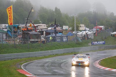 21;17-May-2013;21;24-Hour;Christian-Hohenadel;Deutschland;Germany;Hatzenbach;Kenneth-Heyer;Marko-Hartung;Mercedes‒Benz-SLS-AMG-GT3;Nordschleife;Nuerburg;Nuerburgring;Nurburg;Nurburgring;Nürburg;Nürburgring;ROWE-Racing;Rhineland‒Palatinate;Roland-Rehfeld;auto;fog;motorsport;racing;telephoto