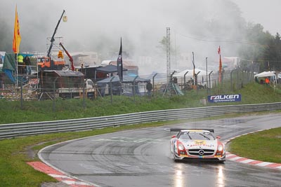 9;17-May-2013;24-Hour;9;Bernd-Schneider;Black-Falcon;Deutschland;Germany;Hatzenbach;Jeroen-Bleekemolen;Mercedes‒Benz-SLS-AMG-GT3;Nicki-Thiim;Nordschleife;Nuerburg;Nuerburgring;Nurburg;Nurburgring;Nürburg;Nürburgring;Rhineland‒Palatinate;Sean-Edwards;auto;fog;motorsport;racing;telephoto