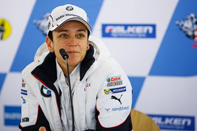 17-May-2013;24-Hour;BMW-Team-Schubert;Claudia-Huertgen;Claudia-Hurtgen;Claudia-Hürtgen;Deutschland;Germany;Nordschleife;Nuerburg;Nuerburgring;Nurburg;Nurburgring;Nürburg;Nürburgring;Rhineland‒Palatinate;atmosphere;auto;interview;motorsport;paddock;portrait;racing;telephoto