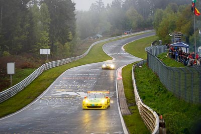18;17-May-2013;24-Hour;Deutschland;Germany;Lucas-Luhr;Manthey-Racing;Marc-Lieb;Nordschleife;Nuerburg;Nuerburgring;Nurburg;Nurburgring;Nürburg;Nürburgring;Pflanzgarten;Porsche-911-GT3-RSR;Rhineland‒Palatinate;Romain-Dumas;Timo-Bernhard;auto;fog;motorsport;racing;telephoto