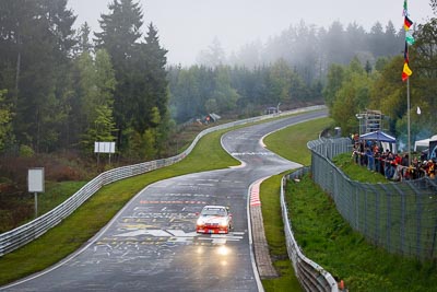 140;17-May-2013;24-Hour;Deutschland;Germany;Jürgen-Schulten;Kissling-Motorsport;Nordschleife;Nuerburg;Nuerburgring;Nurburg;Nurburgring;Nürburg;Nürburgring;Olaf-Beckmann;Opel-Manta;Peter-Hass;Pflanzgarten;Rhineland‒Palatinate;Volker-Strycek;auto;fog;motorsport;racing;telephoto