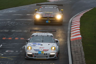 38;17-May-2013;24-Hour;38;Deutschland;Franck-Bulté;Germany;Henry-Patrick;Jean‒Luc-Deblangey;Kremer-Racing;Nordschleife;Nuerburg;Nuerburgring;Nurburg;Nurburgring;Nürburg;Nürburgring;Pascal-Bour;Pflanzgarten;Porsche-997-GT3;Rhineland‒Palatinate;auto;motorsport;racing;super-telephoto;telephoto