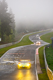 18;17-May-2013;24-Hour;Deutschland;Germany;Lucas-Luhr;Manthey-Racing;Marc-Lieb;Nordschleife;Nuerburg;Nuerburgring;Nurburg;Nurburgring;Nürburg;Nürburgring;Pflanzgarten;Porsche-911-GT3-RSR;Rhineland‒Palatinate;Romain-Dumas;Timo-Bernhard;auto;fog;motorsport;racing;telephoto