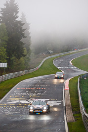 33;17-May-2013;24-Hour;33;Deutschland;Germany;Kurt-Ecke;Nordschleife;Nuerburg;Nuerburgring;Nurburg;Nurburgring;Nürburg;Nürburgring;Peter-König;Pflanzgarten;Porsche-911-GT3-Cup;Rhineland‒Palatinate;Steffen-Schlichenmeier;auto;fog;motorsport;racing;telephoto