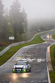 124;17-May-2013;24-Hour;BMW-Mini-Cooper-S;Besaplast-Racing-Team-2;Deutschland;Franjo-Kovac;Fredrik-Lestrup;Germany;Jürgen-Schmarl;Nordschleife;Nuerburg;Nuerburgring;Nurburg;Nurburgring;Nürburg;Nürburgring;Pflanzgarten;Ralf-Eisenreich;Rhineland‒Palatinate;auto;fog;motorsport;racing;telephoto
