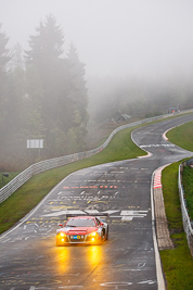 14;14;17-May-2013;24-Hour;Audi-R8-LMS-Ultra;Audi-Race-Experience;Christian-Bollrath;Deutschland;Germany;Marco-Werner;Nordschleife;Nuerburg;Nuerburgring;Nurburg;Nurburgring;Nürburg;Nürburgring;Pflanzgarten;Piérre-Ehret;Rhineland‒Palatinate;Ronnie-Saurenmann;auto;fog;motorsport;racing;telephoto