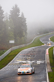 180;17-May-2013;24-Hour;Andreas-Patzelt;Deutschland;Dominik-Schöning;Germany;Heinz‒Josef-Bermes;Michael-Grassl;Nordschleife;Nuerburg;Nuerburgring;Nurburg;Nurburgring;Nürburg;Nürburgring;Pflanzgarten;Porsche-Cayman-R;Rhineland‒Palatinate;auto;fog;motorsport;racing;telephoto