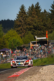 2;18-May-2013;2;24-Hour;Audi-R8-LMS-Ultra;Brünnchen;Christian-Mamerow;Deutschland;Germany;Marc-Basseng;Nordschleife;Nuerburg;Nuerburgring;Nurburg;Nurburgring;Nürburg;Nürburgring;Prosperia‒C-Abt-Team-Mamerow;Rene-Rast;René-Rast;Rhineland‒Palatinate;Thomas-Mutsch;auto;motorsport;racing;telephoto