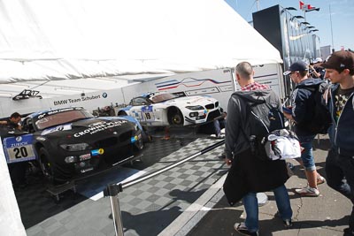 19-May-2013;24-Hour;BMW-Team-Schubert;BMW-Z4-GT3;Deutschland;Germany;Nordschleife;Nuerburg;Nuerburgring;Nurburg;Nurburgring;Nürburg;Nürburgring;Rhineland‒Palatinate;atmosphere;auto;motorsport;paddock;racing;telephoto;wide-angle