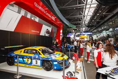 19-May-2013;24-Hour;Deutschland;Germany;Nordschleife;Nuerburg;Nuerburgring;Nurburg;Nurburgring;Nürburg;Nürburgring;Phoenix-Racing;Rhineland‒Palatinate;Ring-Boulevard;Topshot;atmosphere;auto;motorsport;paddock;racing;telephoto;wide-angle