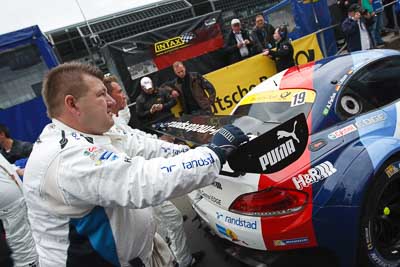 19;19;19-May-2013;24-Hour;Augusto-Farfus;BMW-Team-Schubert;BMW-Z4-GT3;Deutschland;Dirk-Müller;Germany;Jörg-Müller;Nordschleife;Nuerburg;Nuerburgring;Nurburg;Nurburgring;Nürburg;Nürburgring;Rhineland‒Palatinate;Uwe-Alzen;atmosphere;auto;motorsport;paddock;pitlane;portrait;racing;telephoto;wide-angle