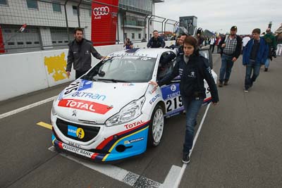 215;19-May-2013;24-Hour;Bradley-Philpot;Deutschland;Germany;Gonzalo-Martin-de-Andres;Mathieu-Sentis;Nordschleife;Nuerburg;Nuerburgring;Nurburg;Nurburgring;Nürburg;Nürburgring;Peugeot-208-GTI;Peugeot-Automobiles;Rhineland‒Palatinate;Stephan-Epp;atmosphere;auto;motorsport;paddock;racing;telephoto;wide-angle