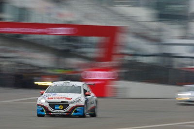 208;19-May-2013;24-Hour;Deutschland;Germany;Julien-Piquet;Jürgen-Nett;Michael-Bohrer;Nordschleife;Nuerburg;Nuerburgring;Nurburg;Nurburgring;Nürburg;Nürburgring;Peugeot-208-GTI;Peugeot-Automobiles;Rhineland‒Palatinate;Stephane-Caillet;Stéphane-Caillet;auto;motorsport;racing;super-telephoto;telephoto