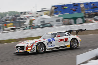 9;19-May-2013;24-Hour;9;Bernd-Schneider;Black-Falcon;Deutschland;Germany;Jeroen-Bleekemolen;Mercedes‒Benz-SLS-AMG-GT3;Nicki-Thiim;Nordschleife;Nuerburg;Nuerburgring;Nurburg;Nurburgring;Nürburg;Nürburgring;Rhineland‒Palatinate;Sean-Edwards;auto;motorsport;racing;telephoto