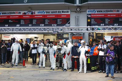 19-May-2013;24-Hour;50mm;BMW-Team-Schubert;Deutschland;Germany;Martin-Tomczyk;Nordschleife;Nuerburg;Nuerburgring;Nurburg;Nurburgring;Nürburg;Nürburgring;Rhineland‒Palatinate;atmosphere;auto;crew;motorsport;paddock;pitlane;racing;team;telephoto