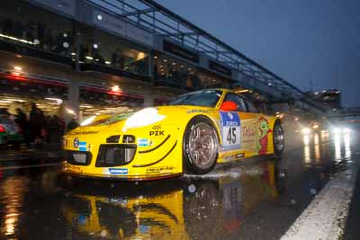 45;19-May-2013;24-Hour;45;Deutschland;Germany;Marc-Hennerici;Marco-Seefried;Norbert-Siedler;Nordschleife;Nuerburg;Nuerburgring;Nurburg;Nurburgring;Nürburg;Nürburgring;Pierre-Kaffer;Porsche-997-GT3-R;Rhineland‒Palatinate;Timbuli-Racing;Topshot;atmosphere;auto;motorsport;paddock;pitlane;racing;telephoto;wide-angle