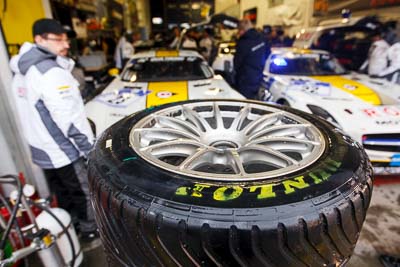 20-May-2013;24-Hour;Deutschland;Germany;Nordschleife;Nuerburg;Nuerburgring;Nurburg;Nurburgring;Nürburg;Nürburgring;Rhineland‒Palatinate;Topshot;atmosphere;auto;close‒up;detail;motorsport;paddock;racing;telephoto;tyre;wheel;wide-angle