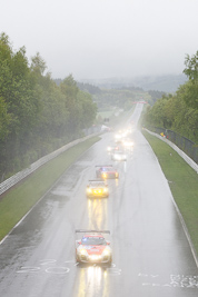 11;11;20-May-2013;24-Hour;Deutschland;Germany;Klaus-Abbelen;Nordschleife;Nuerburg;Nuerburgring;Nurburg;Nurburgring;Nürburg;Nürburgring;Patrick-Huisman;Patrick-Pilet;Porsche-997-GT3-R;Rhineland‒Palatinate;Sabine-Schmitz;auto;fog;landscape;motorsport;racing;scenery;telephoto