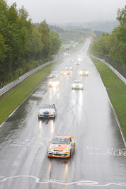 56;20-May-2013;24-Hour;56;Deutschland;Germany;Helmut-Weber;Ivan-Jacoma;Joerg-Viebahn;Michael-Rebhan;Nordschleife;Nuerburg;Nuerburgring;Nurburg;Nurburgring;Nürburg;Nürburgring;Porsche-997-GT4;Rhineland‒Palatinate;auto;fog;landscape;motorsport;racing;scenery;telephoto